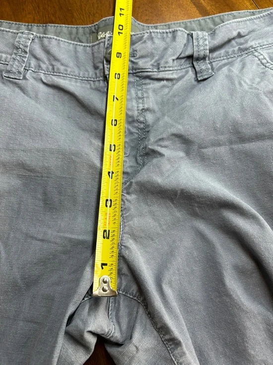 Faded Blue Eddie Bauer Casual Capris Pants - Picture 6 of 9